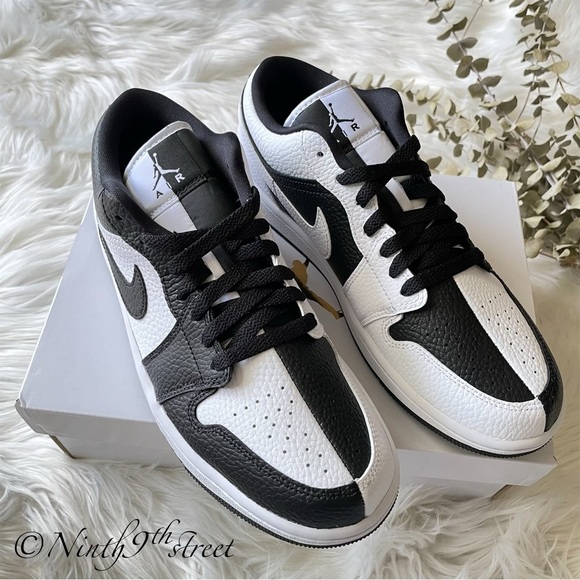 Jordan 1 Low SE Homage Split White Black PRICE FIRM - Picture 6 of 13